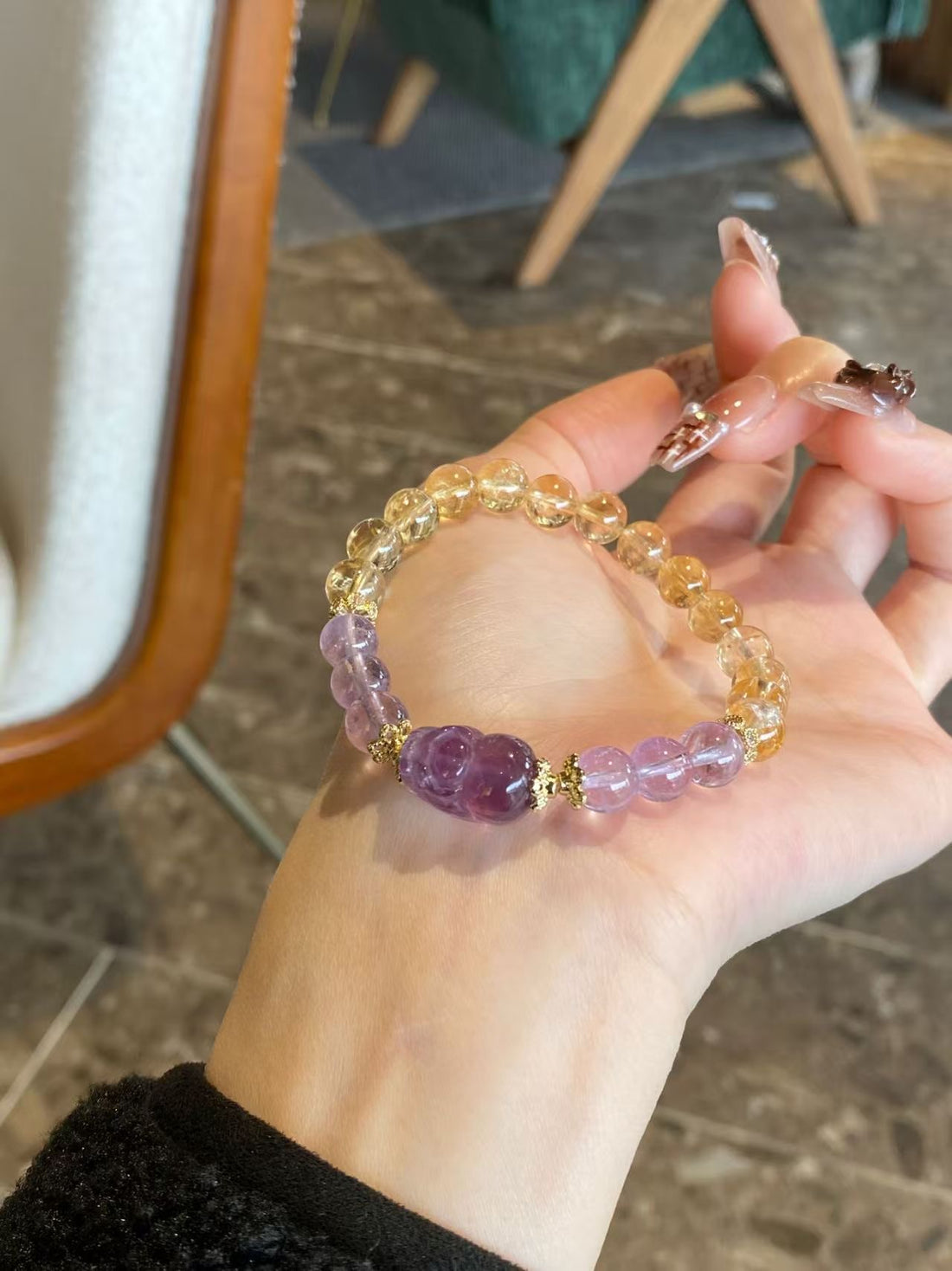 Amethyst Pixie Bracelet